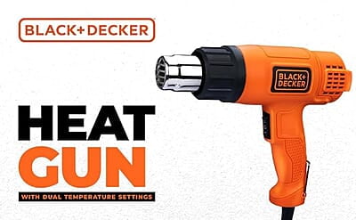 Black+Decker 1800W 2 Speed Heat Gun, KX1800 Black+Decker 1800W 2 Speed Heat Gun, KX1800