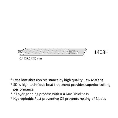 Copy of SDI 9mm Cutter Blade