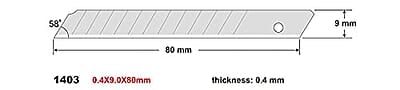 Copy of SDI 9mm Cutter Blade
