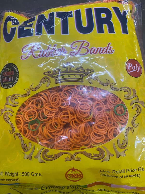 Rubber Bands-  500gm