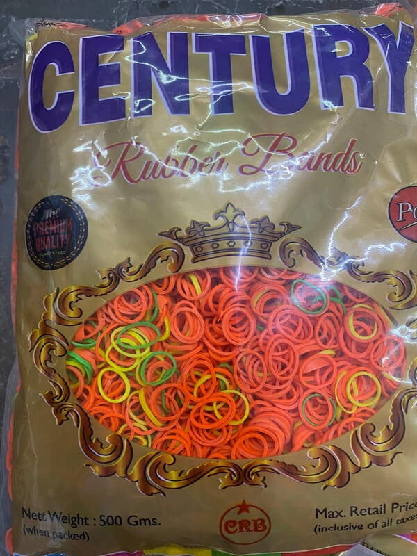 Gold Rubber Bands-  500gm