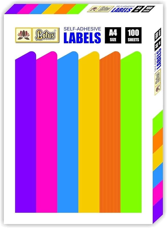 A4 Label Lotus